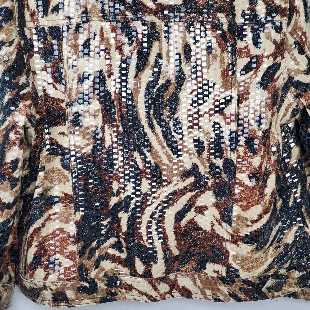 Ruby Rd. Small animal print Jacket - Picture 5 of 8